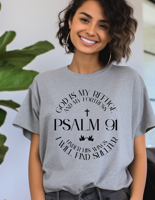 Psalm 91 Faith Tee